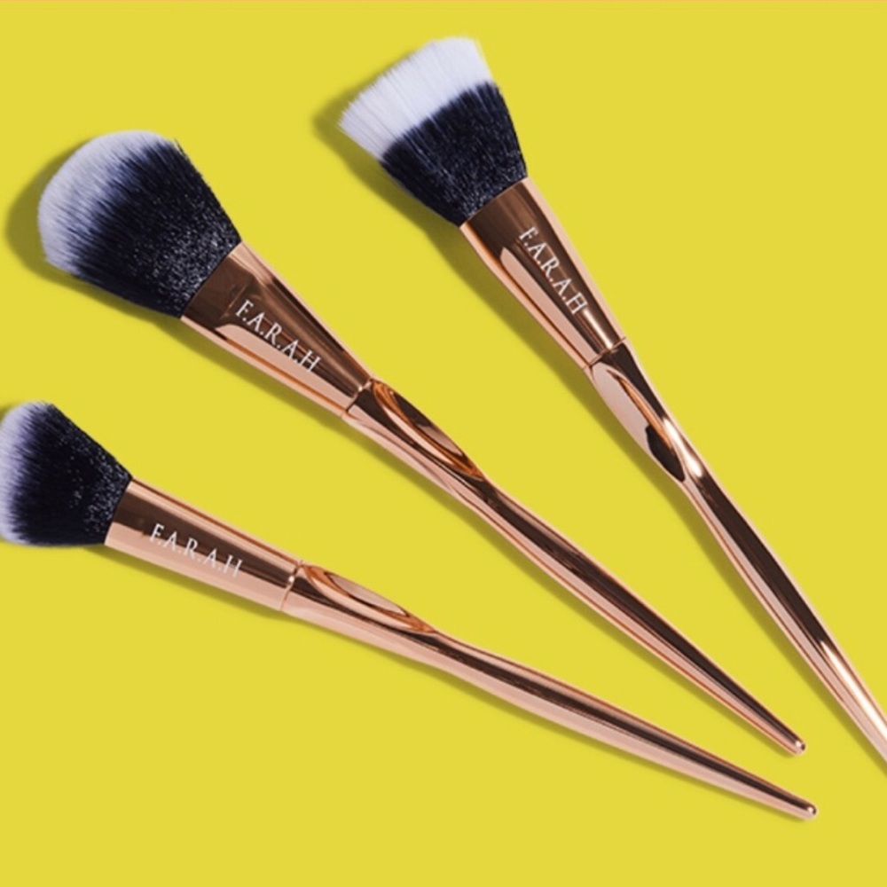 F.A.R.A.H BRUSHES Gold Face Set